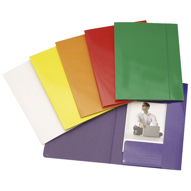 Fascikl klapna s gumicom karton plastificirani A4 Fornax narančasti Cijena