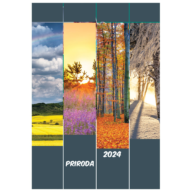 Kalendar “Priroda 2023” 13 listova, spirala Cijena