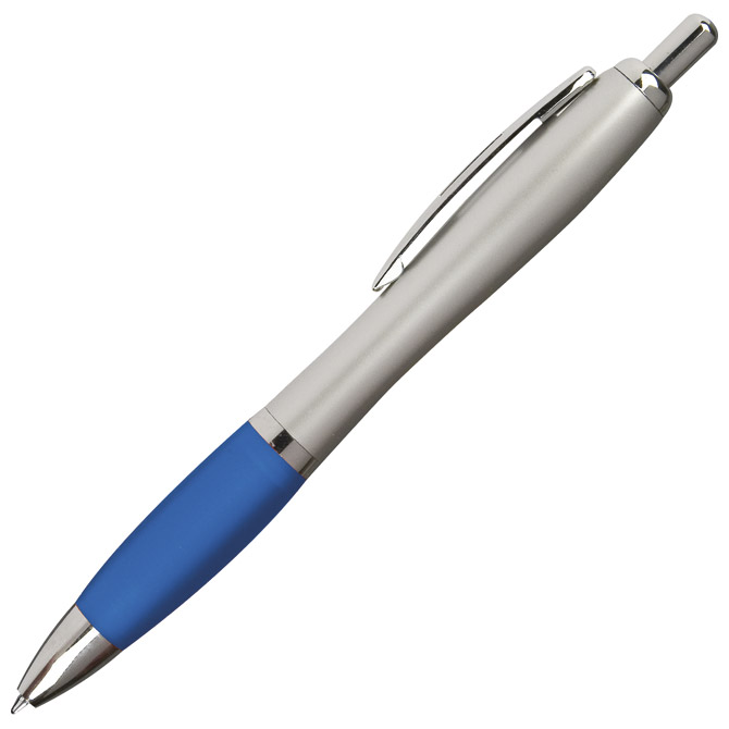 Olovka kemijska grip 11681 (8916B) srebrna/plava Cijena