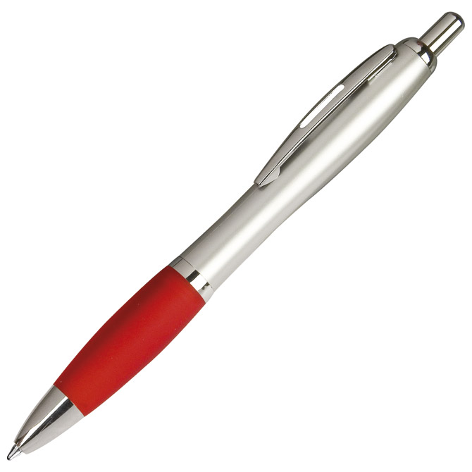 Olovka kemijska grip 11681 (8916B) srebrna/crvena Cijena
