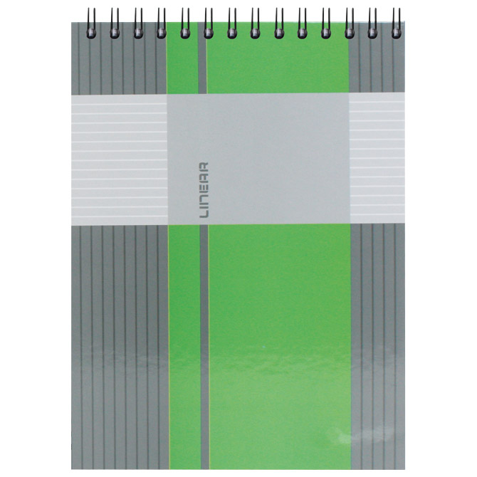 Blok kolegij A4 crte  80L spirala gore mat+lak Linear Marker 4-64 Cijena