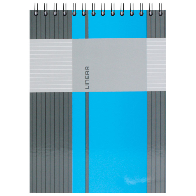 Blok kolegij A4 crte  80L spirala gore mat+lak Linear Marker 4-64 Cijena