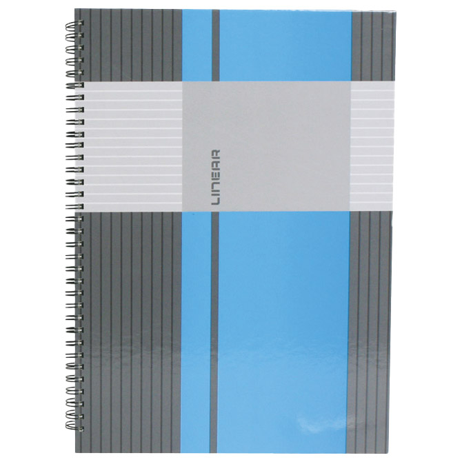 Blok kolegij A6 crte  80L spirala gore mat+lak Linear Marker 4-66 Cijena