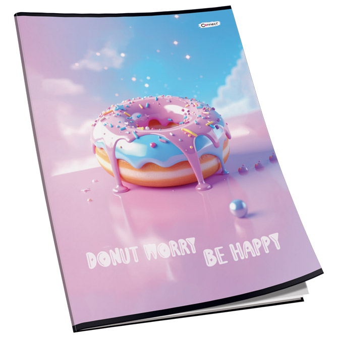 Teka meki uvez A4 karo 40+2L 80g glitter Connect sortirani motivi Cijena