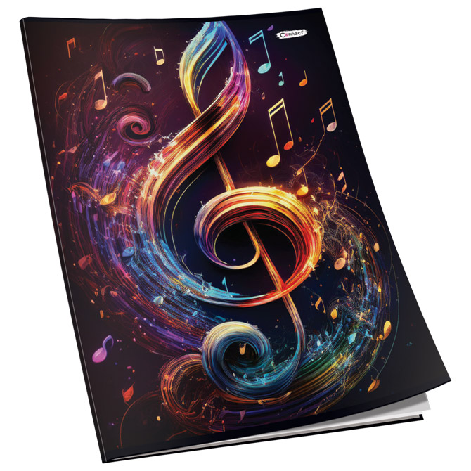 Teka meki uvez A4 karo 40+2L 80g glitter Connect sortirani motivi Cijena