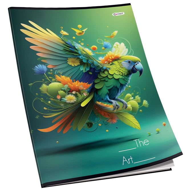 Teka meki uvez A4 karo 40+2L 80g glitter Connect sortirani motivi Cijena