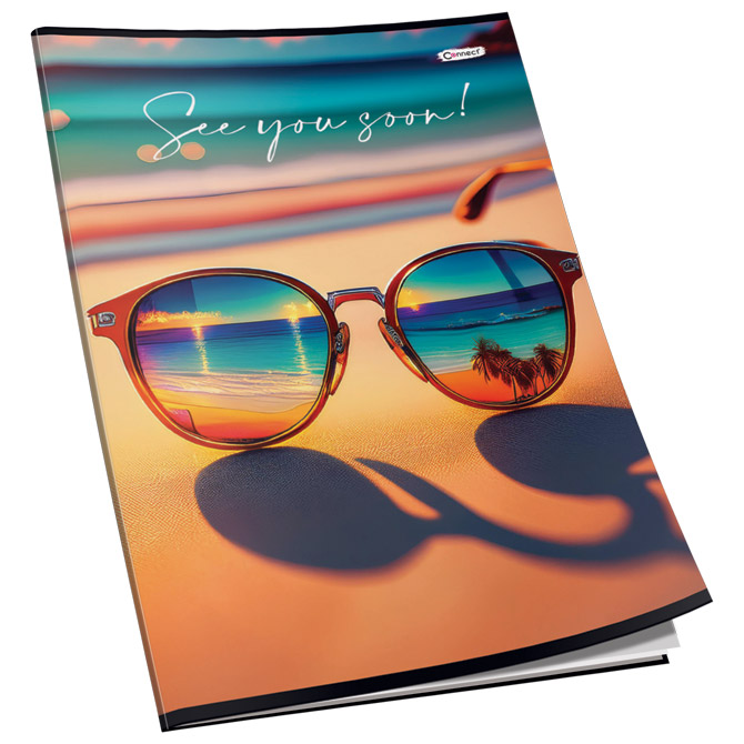 Teka meki uvez A5 karo 40+2L 80g glitter Connect sortirani motivi Cijena