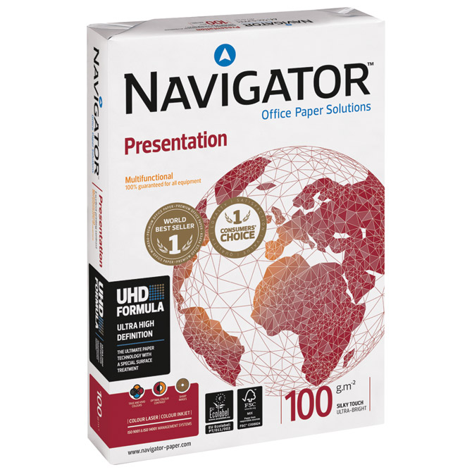 Papir ILK Navigator A4 100g Presentation pk500 Soporcel Cijena