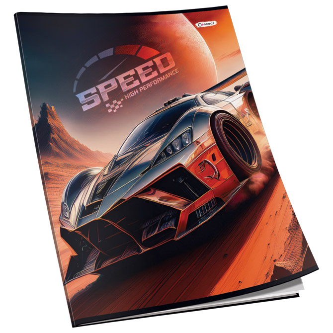 Teka meki uvez A4 karo 40+2L 80g mat+lak Connect sortirani motivi Cijena