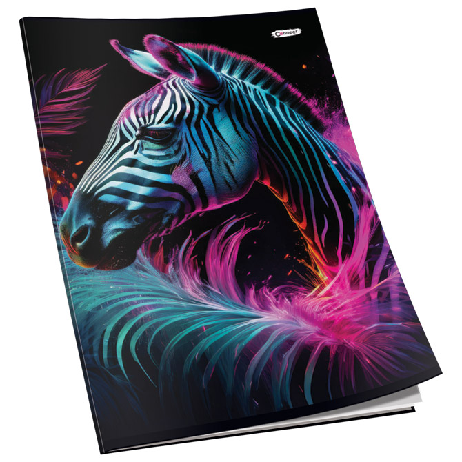 Teka meki uvez A4 čista 40+2L 80g glitter Connect sortirani motivi Cijena