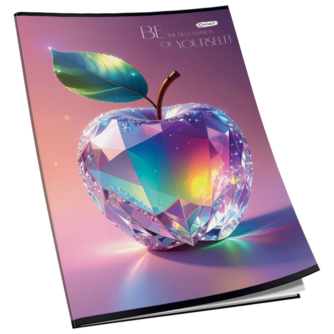 Teka meki uvez A4 čista 40+2L 80g glitter Connect sortirani motivi Cijena