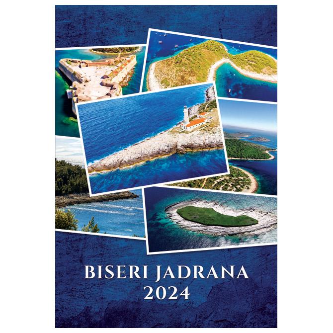 Kalendar “Biseri Jadrana 2023” 13 listova, spirala Cijena