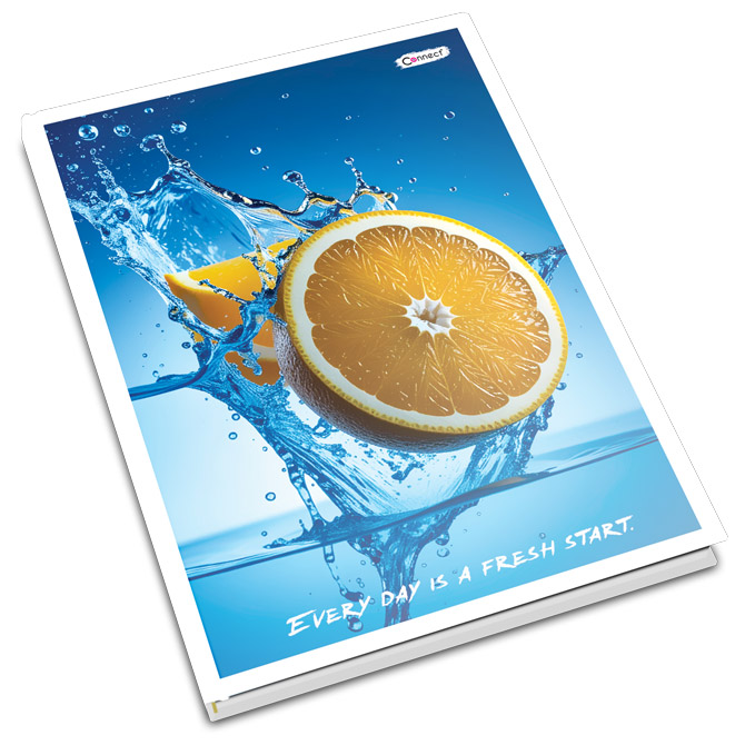 Teka tvrdi uvez A4 karo  80L 80g Premium Connect!! Cijena