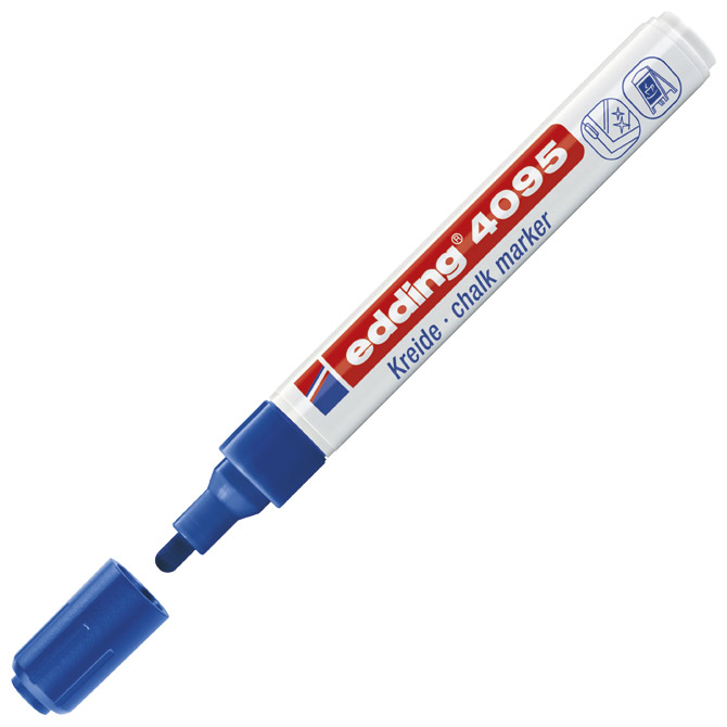 Marker-kreda za staklo 2-3mm Edding 4095 plavi Cijena