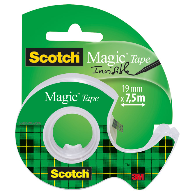 Traka ljepljiva nevidljiva 19mm/ 7,5m Scotch Magic 3M.blister Cijena