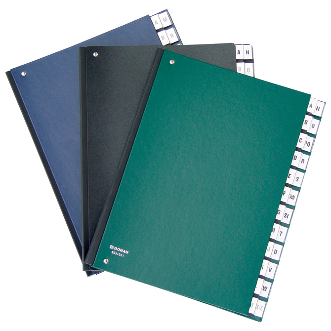 Mapa za odlaganje spisa A-Z Donau 8694001-18 tamnoplava Cijena