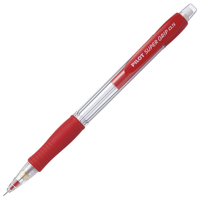 Olovka tehnička 0,5mm Super grip Pilot H-185-SL crvena Cijena