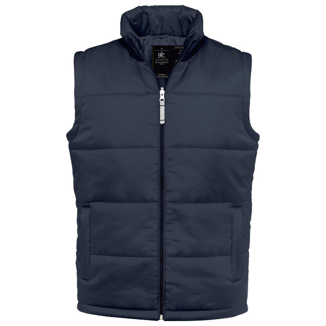 Prsluk zip muški B&C Bodywarmer/men tamnoplavi 3XL!! Cijena
