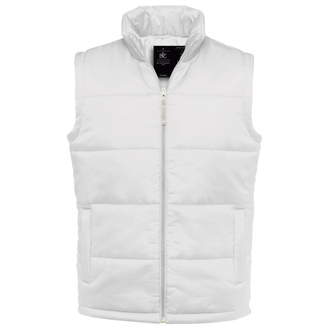 Prsluk zip muški B&C Bodywarmer/men bijeli L!! Cijena