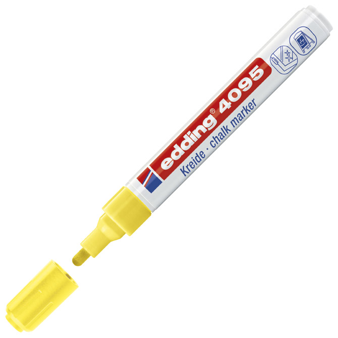 Marker-kreda za staklo 2-3mm Edding 4095 neon žuti Cijena