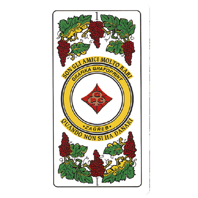 Karte igraće Triestine 1/40 Grafika Grafoprint Cijena