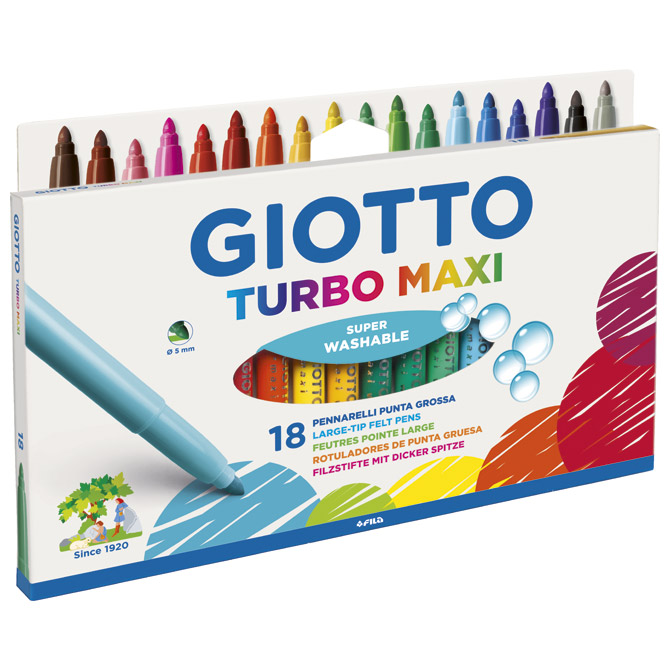 Flomaster školski  18boja Giotto Maxi Fila 076300 blister Cijena