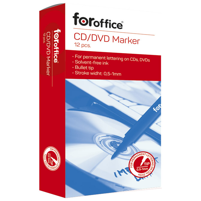 Marker za CD/DVD 1mm FORoffice plavi Cijena