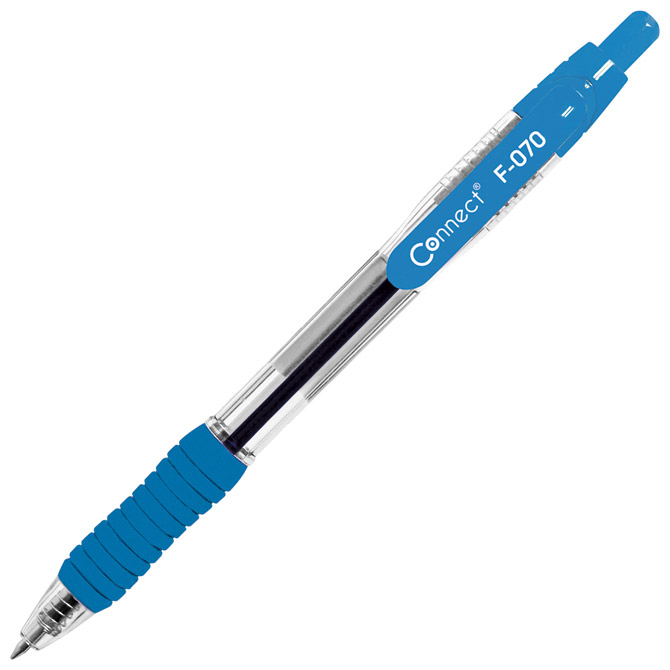 Olovka kemijska grip F-070  uložak plavi Connect svijetlo plava Cijena