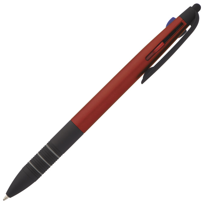 Olovka kemijska trobojna grip+touch pen Bogota crvena Cijena