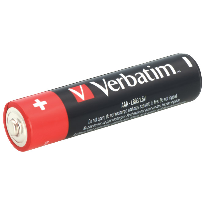 Baterija alkalna 1,5V AAA pk4 Verbatim 49920 LR03 blister Cijena