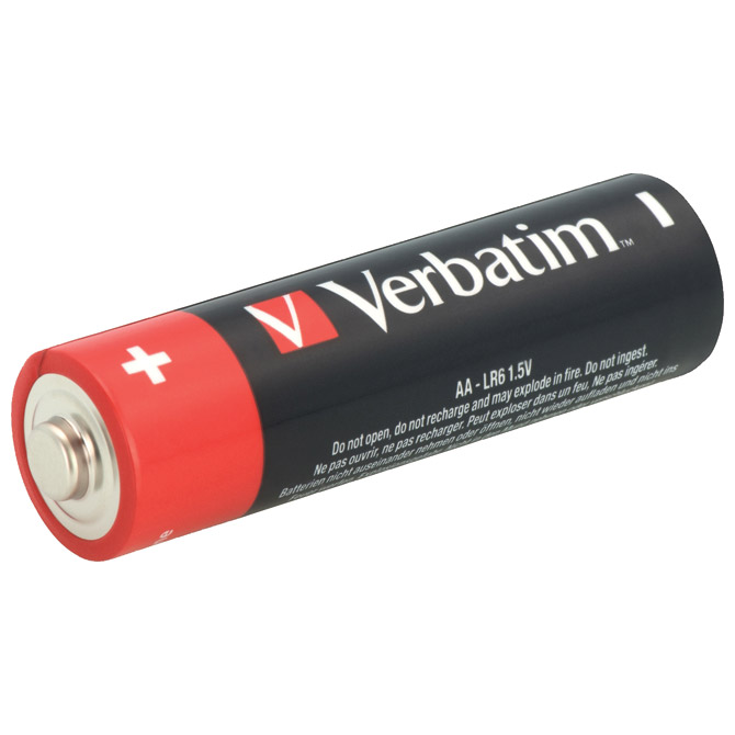 Baterija alkalna 1,5V AA pk4 Verbatim 49921 LR6 blister Cijena