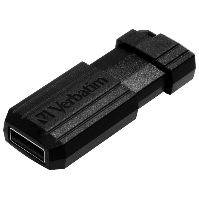 Memorija USB 32GB 2.0 PinStripe Verbatim 49064 crna blister Cijena