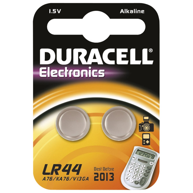 Baterija alkalna 1,5V pk2 Duracell LR44 blister Cijena
