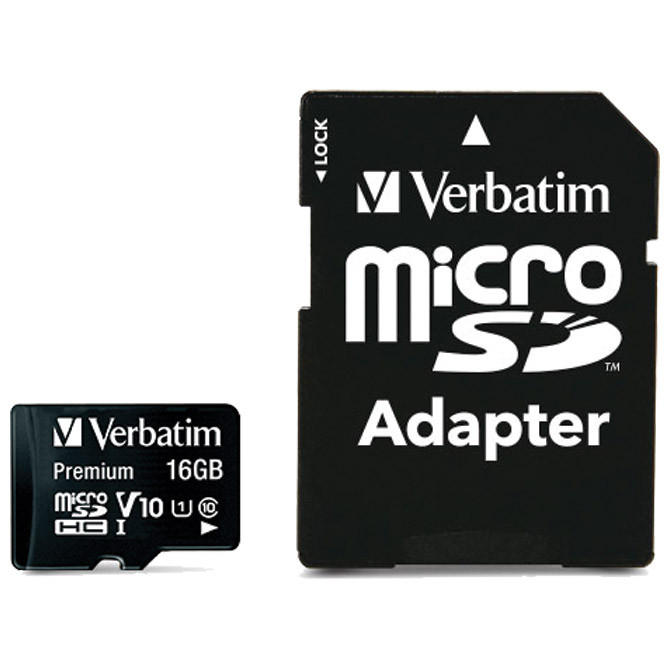 Kartica memorijska micro SDHC 16GB Verbatim 44082 blister Cijena