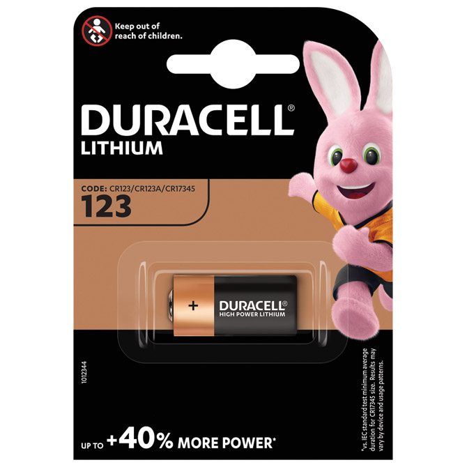 Baterija litij foto 3V pk1 Duracell 123 blister Cijena