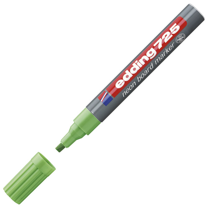 Marker neon za tamnu ploču 2-5mm Edding 725 zeleni!! Cijena