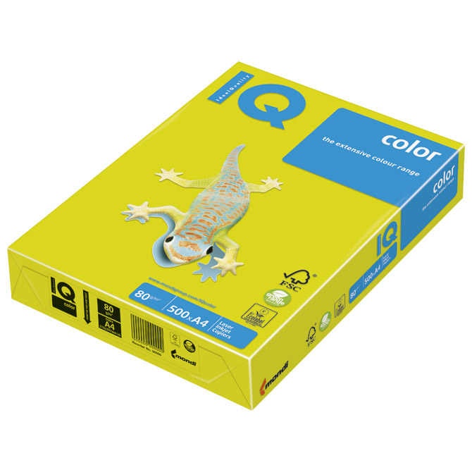 Papir ILK IQ Neon A4  80g pk500 Mondi NEOGB žuti Cijena