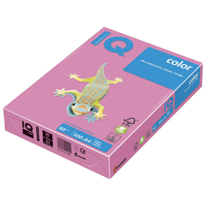 Papir ILK IQ Neon A4  80g pk500 Mondi NEOPI rozi Cijena