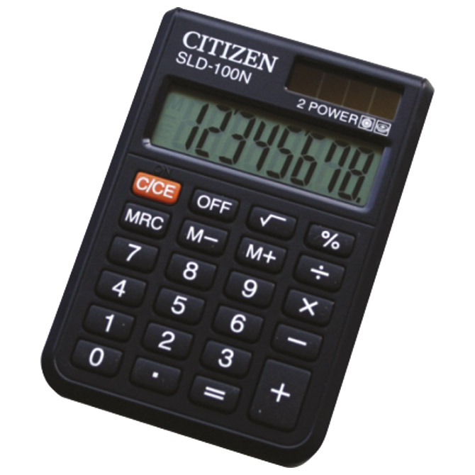 Kalkulator komercijalni  8mjesta Citizen SLD-100N crni Cijena