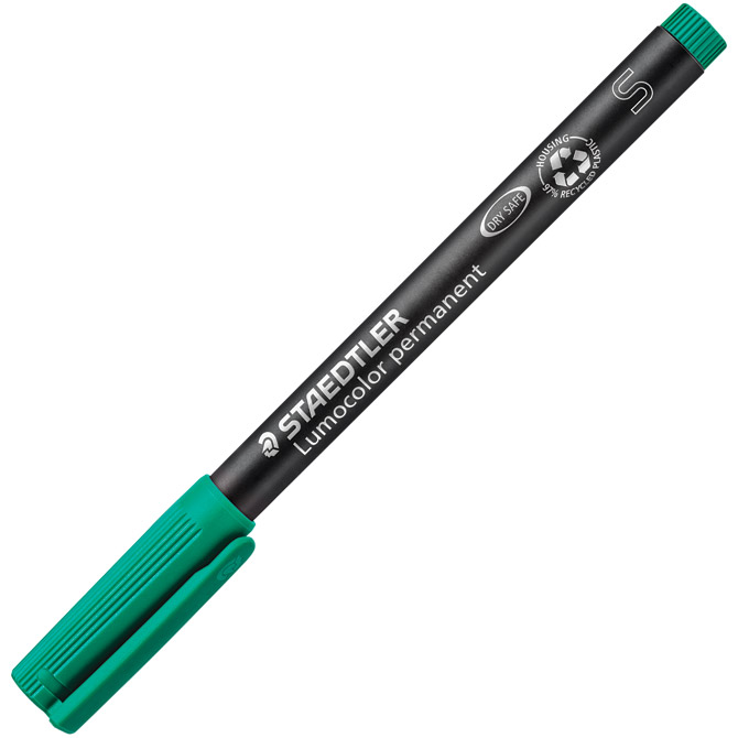 Marker permanentni 0,4mm reciklirani Lumocolor Staedtler 313-5 zeleni Cijena