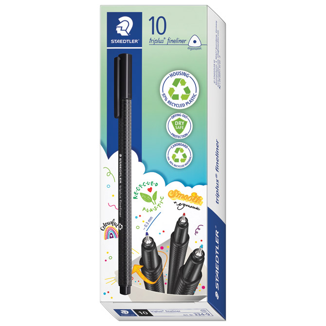 Flomaster fineliner 0,3 mm Triplus Staedtler 334-9 crni Cijena