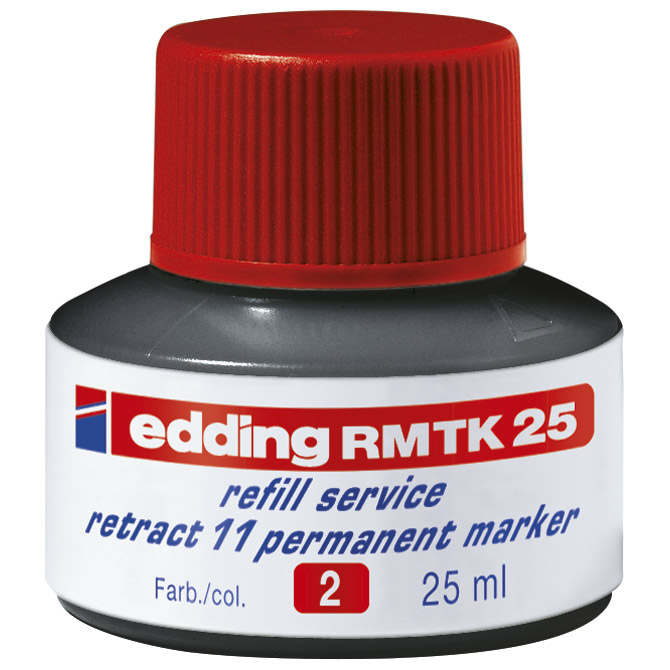 Tinta za marker permanentni   25ml Edding MTK25 crvena Cijena