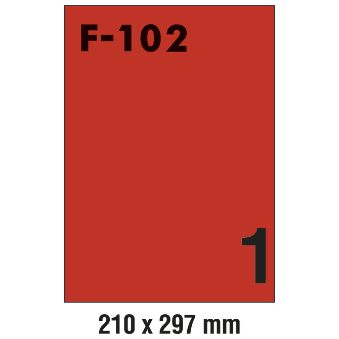 Etikete ILK 210x297mm pk100L Fornax F-102 crvene Cijena