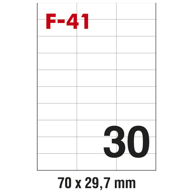 Etikete ILK  70x29,7mm pk100L Fornax F-41 Cijena