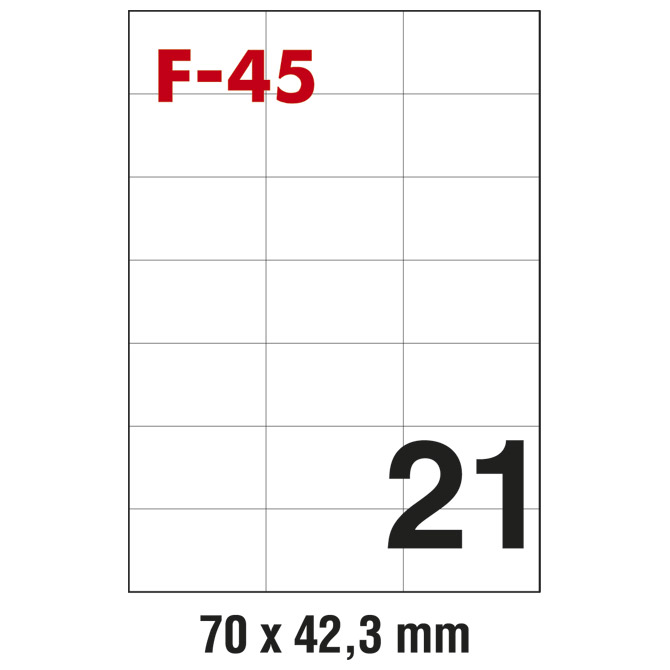 Etikete ILK  70x42,3mm pk100L Fornax F-45 Cijena