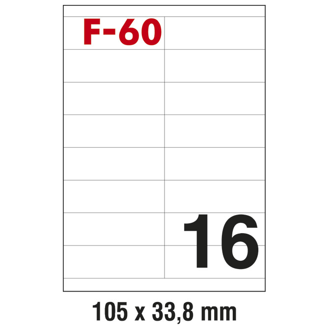 Etikete ILK 105x33,8mm pk100L Fornax F-60 Cijena