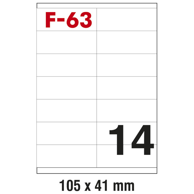 Etikete ILK 105x41mm pk100L Fornax F-63 Cijena