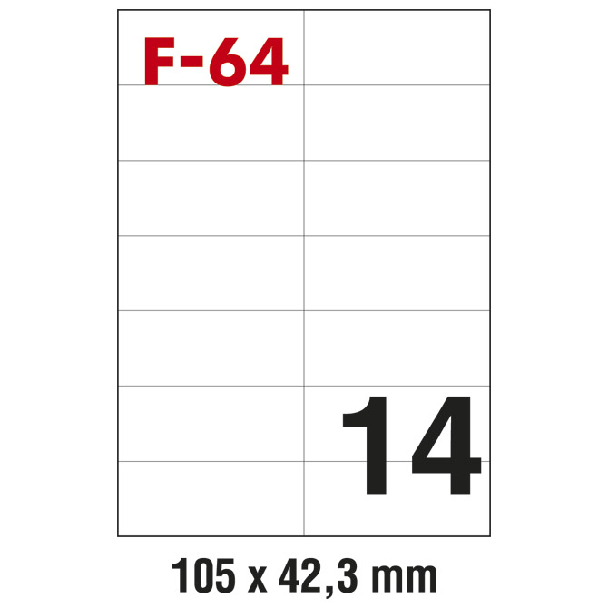 Etikete ILK 105x42,3mm pk100L Fornax F-64 Cijena
