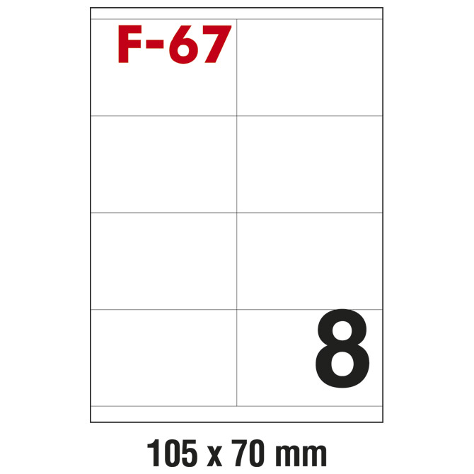 Etikete ILK 105x70mm pk100L Fornax F-67 Cijena