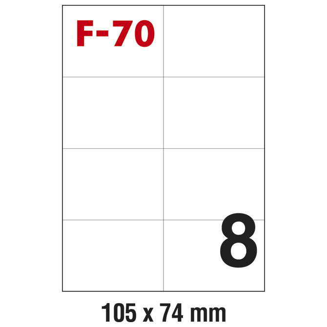 Etikete ILK 105x74mm pk100L Fornax F-70 Cijena